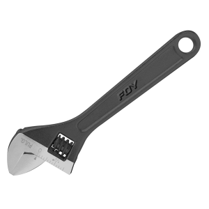 Llave ajustable pavonada 8"