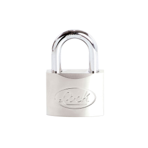 Candado de acero corto 40 mm, llave de disco