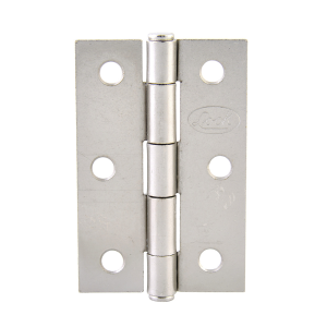 Bisagra alargada perno remachado de acero níquel satinado 2.5" x 1.81"