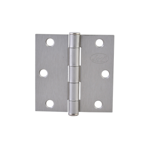 Bisagra cuadrada perno suelto de acero níquel satinado 2" x 2"
