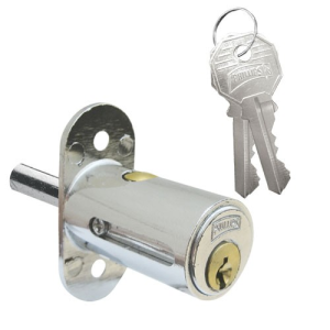 Cerradura p/puertas corredizas crom 200c