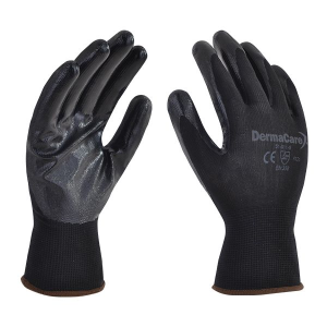 Guante tipo hyf nylon con nitrilo10
