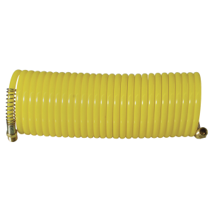 Manguera para aire tipo resorte 1/4" x 7.5 m