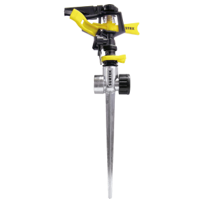 Aspersor plástico regulable por pulsación 3/4" ght 1 vía