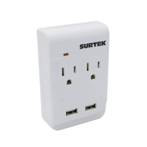 Multicontacto de barra 2 entradas 2 usb