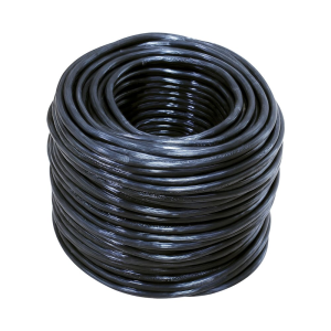 Cable eléctrico cca 3 x 14, 100 m color negro, blanco y verde