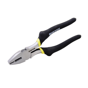 Pinza para electricista con mango rubber grip de 6" corte lateral