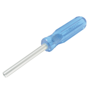 Destornillador con mango azul, mágnetico para puntas hexágono intercambiables de 1/4"