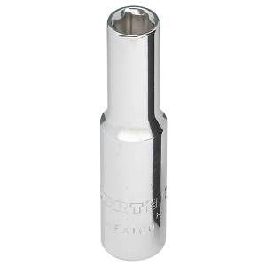 Dado largo cuadro de 1/4", 6 puntas, en pulgadas, 9/32"