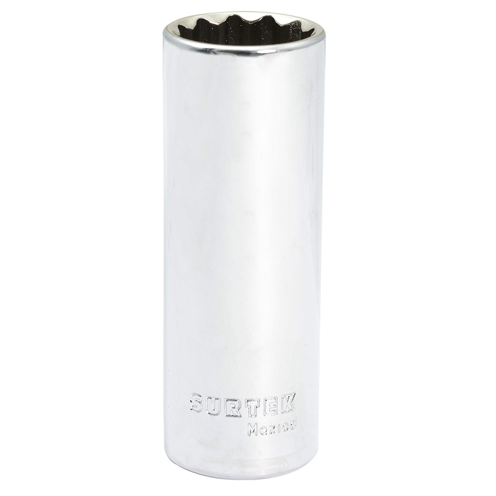 Dado largo cuadro de 1/2", 12 puntas, en pulgadas, 1-1/16"