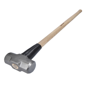 Marro octagonal cabeza forjada con mango largo de madera de 36", 12 lb