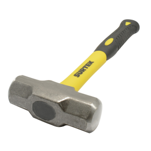 Marro octagonal cabeza forjada con mango corto de fibra de vidrio de 12", 2 lb
