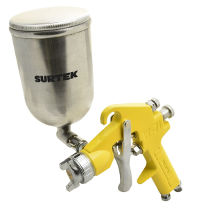Pistola para pintar terminados baja presion, capacidad 400 ml, 72 psi