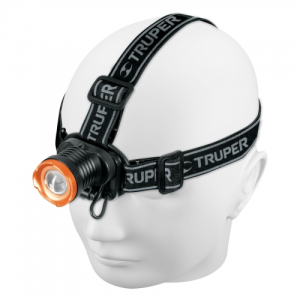 Linterna de minero led 80 lm, recargable, truper expert