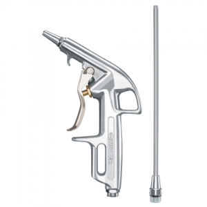 Pistola de aluminio para sopletear, 2 boquillas, truper