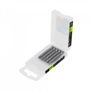 Estuche con 5 puntas de cruz ph2 largo 2', truper expert