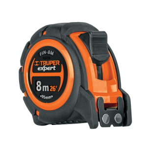 Flexómetro industrial contra impactos 8 m cinta 25 mm