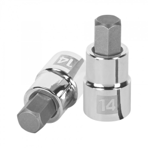 Dado punta hexagonal de 14 mm, cuadro 1/2', truper