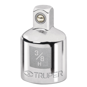 Adaptador para matraca de cuadro 3/8' a cuadro 1/4', truper