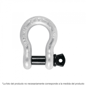 Grillete de acero forjado 3/4', fiero