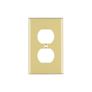 Placa dúplex de aluminio, línea standard, volteck