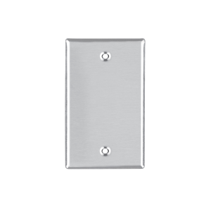 Placa de acero inoxidable ciega, línea standard