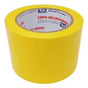 Cinta marcaje area de 4" amarilla