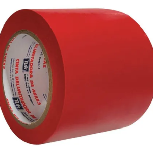 Cinta delimitadora 4" roja