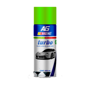 Aerosol verde fluorescente