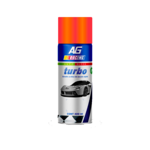 Aerosol naranja fluorescente