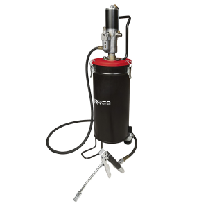 Inyector de grasa con cubeta neumático de 15 kg, 7,500 psi