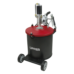 Inyector de grasa con cubeta neumático de 30 kg, 7,500 psi