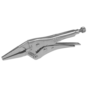 Pinza de presión de 6-1/2" nariz larga
