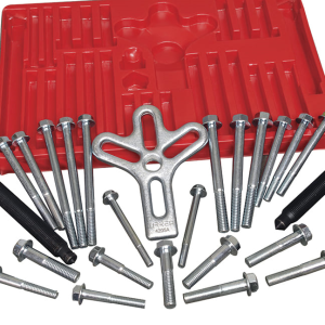 Juego de extractor automotriz de volante tipo c, 25 piezas