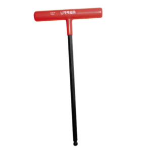 Llave hexagonal larga tipo "t" punta de bola ergonómica en pulgadas, 3/16"