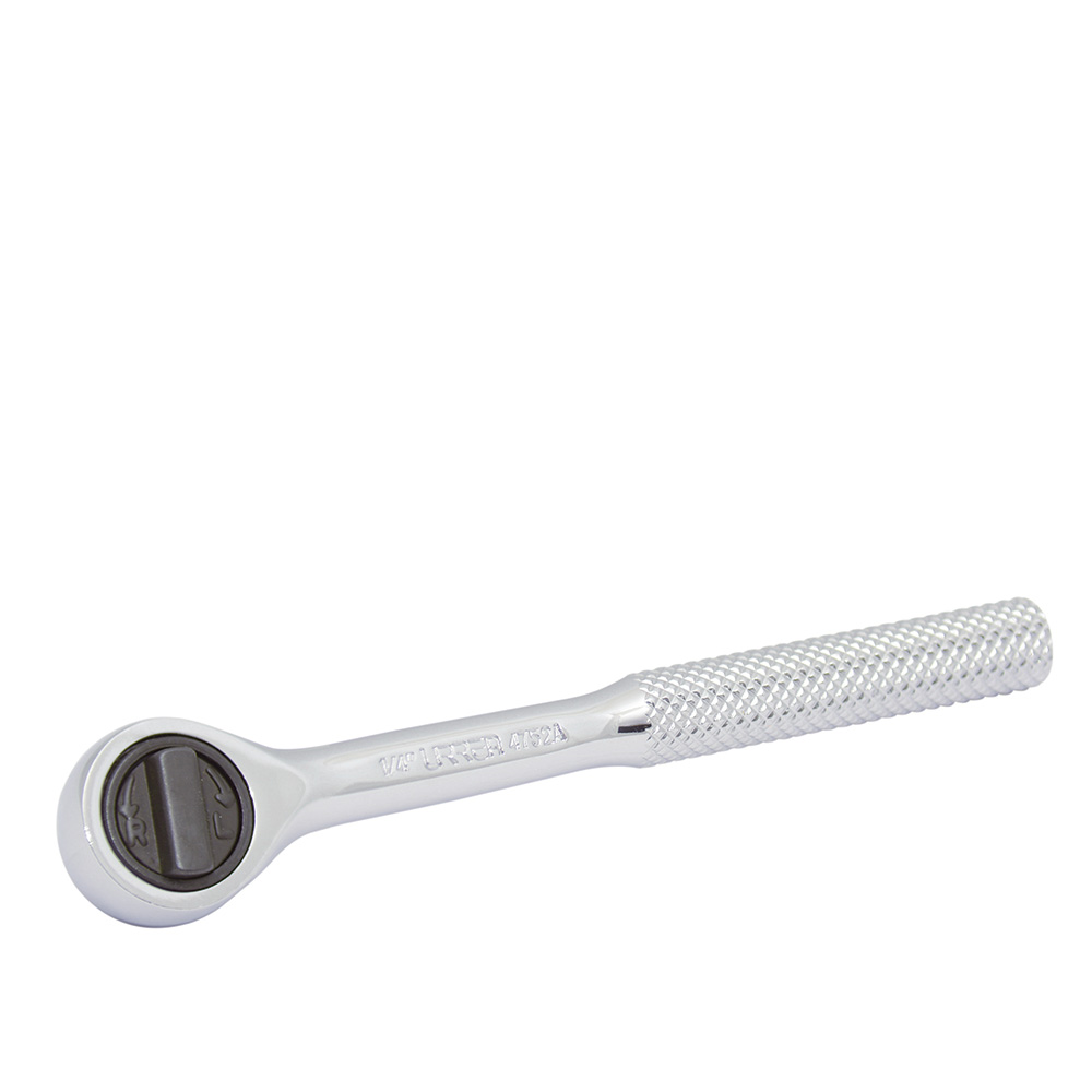 Matraca reversible cabeza redonda, para dado cuadro de 1/4"