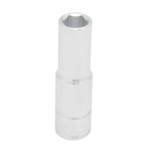 Dado largo cuadro de 1/2", 6 puntas, en pulgadas, 9/16"