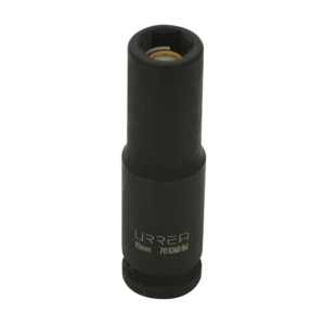 Dado de impacto largo con imán cuadro de 3/8", 6 puntas, métrico, 10 mm