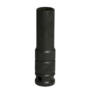 Dado de impacto largo cuadro de 1/2", 6 puntas, métrico, 10 mm