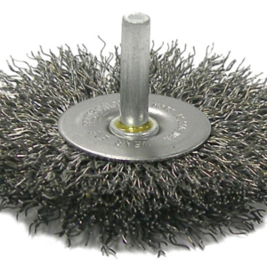 2" cepillo circular con vástago, .0118"