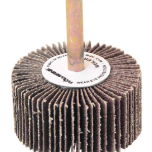 2" x 1" rueda flap con vástago, grano 120ao